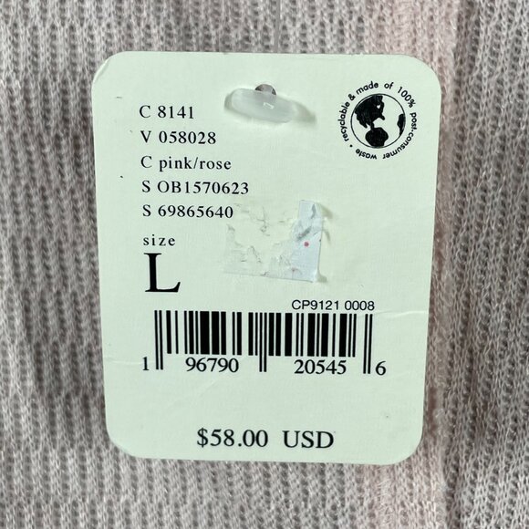 NEW Free People Body Suit Womens Large pink knit boho one piece colorful - Picture 6 of 11